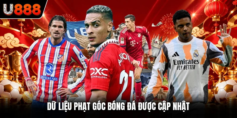 Dữ liệu phạt góc bóng đá được cập nhật