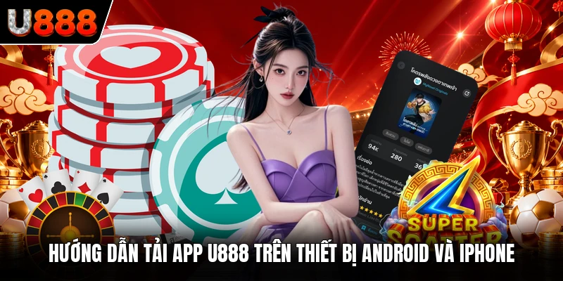 Hướng dẫn tải app U888 trên thiết bị Android và iPhone